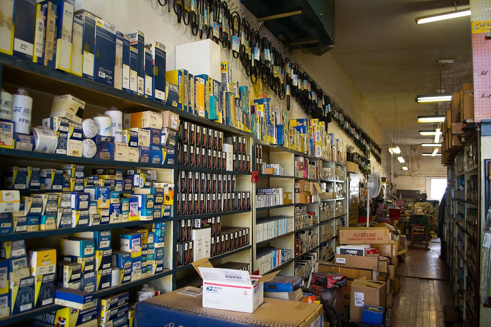 SparesWale wholesale warehouse stocked with two-wheeler spare parts